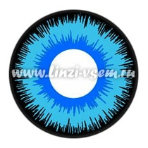 Карнавальные линзы Lensmam Blue Elf Фото 3